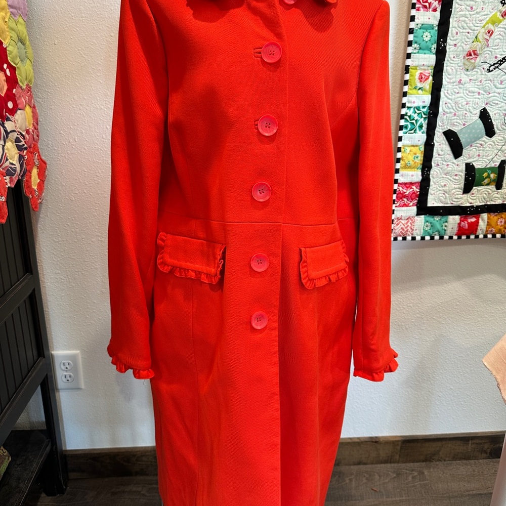 Boden Lena Frill Coat